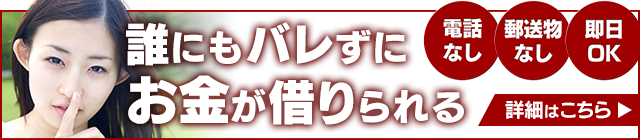 絶対に内緒で借りたい人が選んだ 誰にもばれないカードローン