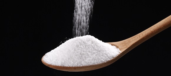 Sugar or Salt on spoon